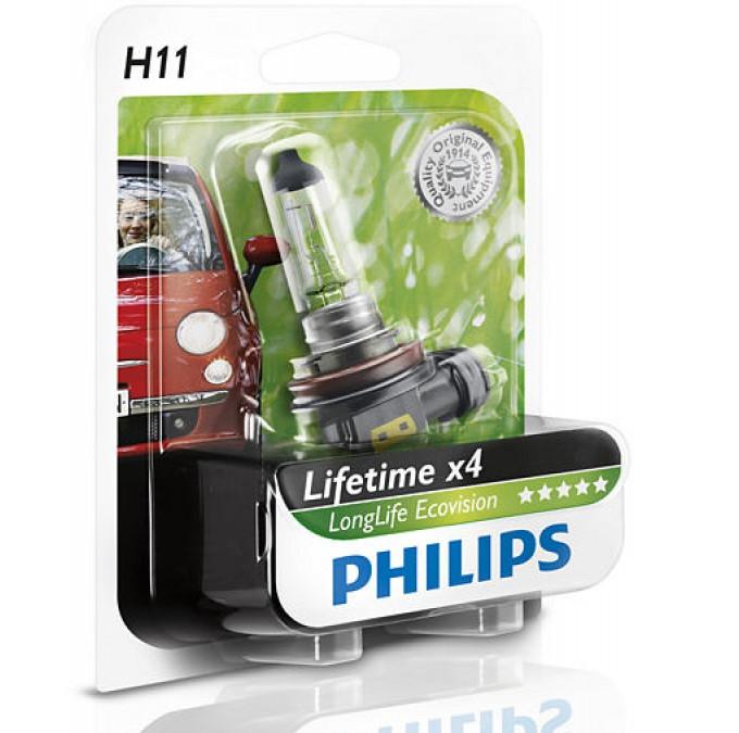 H11 12V-55W (PGJ19-2) (.  ) LongLife EcoVision  (1)