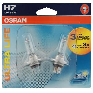 H7 12V- 55W (PX26d) (������. ���� ������) Ultra Life (������� 2��.)