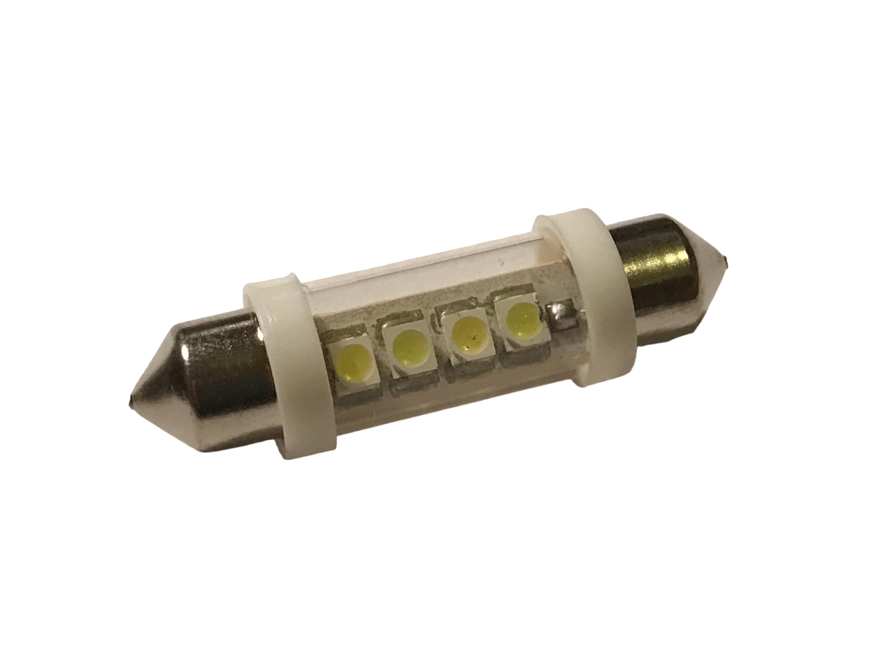 T11x36 S8,5 12V 4SMD (3,5x2,8) WHITE 