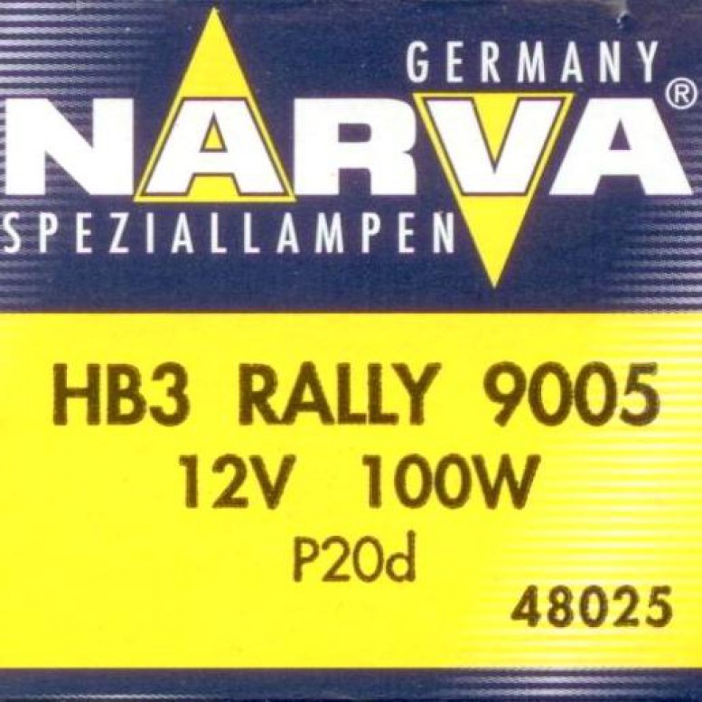 HB3 12V-100W (P20d) Rally - ���