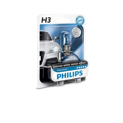 H3 12V- 55W (PK22s) (��������� ����� ����) White Vision ������� (1��.)
