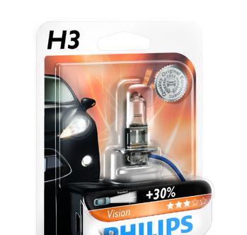 H3 12V- 55W (PK22s) ( +30% �����) Vision (Premium) ������� (1��.)