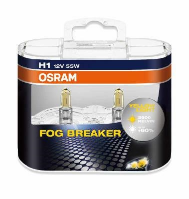 H1 12V- 55W (P14,5s) ( +60% + ) Fog Breaker (2) DuoBox