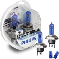 H4 12V- 60/55W (P43t) (����� ����� ����) Crystal Vision +W5W 12V-5W (W2,1x9,5d) Crystal Vision (�� 2