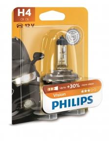 H4 12V- 60/55W (P43t) ( +30% �����) Vision (Premium) ������� (1��.)
