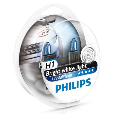 H1 12V- 55W (P14,5s) (����� ����� ����) Crystal Vision +W5W 12V-5W (W2,1x9,5d) Crystal Vision (�� 2�