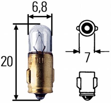 T2W 12V-2W (BA7s)