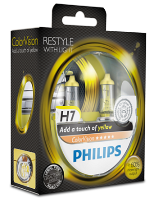H7 12V- 55W (PX26d) (����� ����-����.����. � ���.������.) Color Vision (2 ��.)
