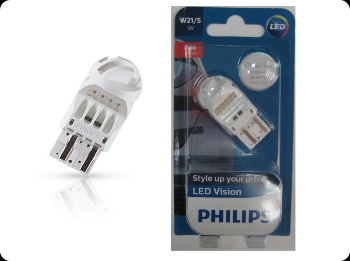 W21/5W 12V-21/5W (W3x16q) LED RED (������� 1��.)
