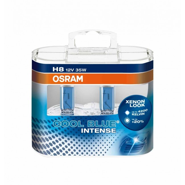H8 12V-35W (PGJ19-1) (����� ����� ����-�����.�����.) Cool Blue Intense (2��) DuoBox