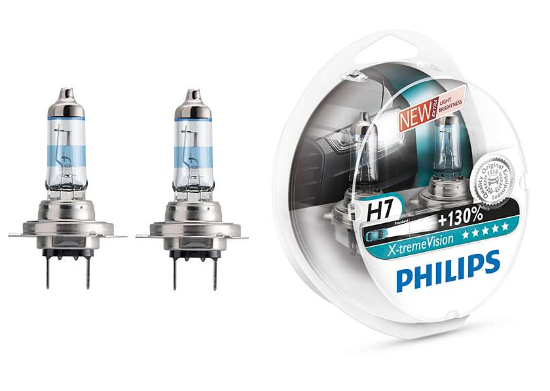 H7 12V- 55W (PX26d) (+130% �����)  X-treme Vision (2 ��.)