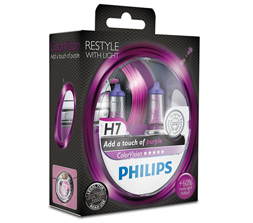 H7 12V- 55W (PX26d) (����� ����-����.�����. � ���.������.) Color Vision (2 ��.)