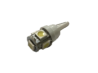 T10 W2.1x9.5d 12V 5SMD WHITE �������