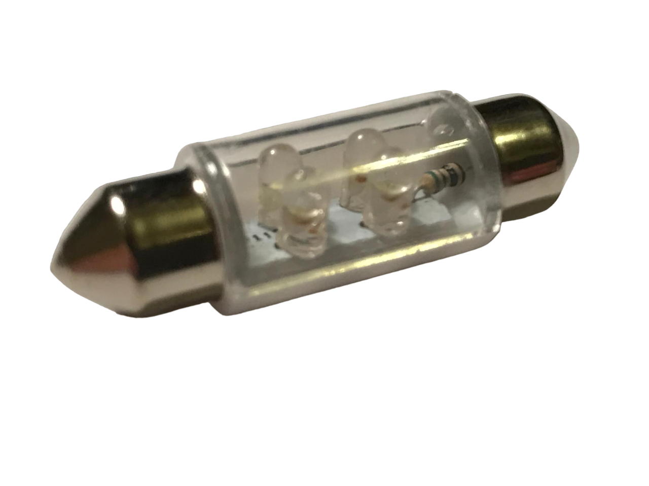 C10W36mm*10mm ��������� BLUE 12V 4LEDS  �������