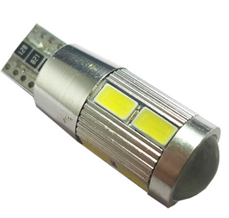 T10 12V ��������� 10SMD 5630SMD canbus,round WHITE �������