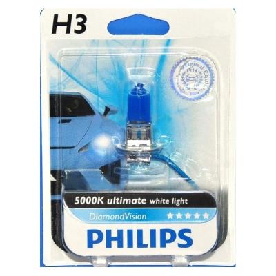 H3 12V- 55W (PK22s) ( .-..) Diamond Vision  (1.)