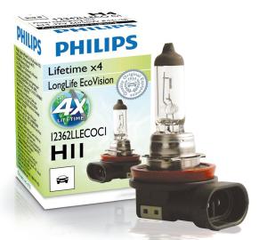 H11 12V-55W (PGJ19-2) (.  ) LongLife EcoVision