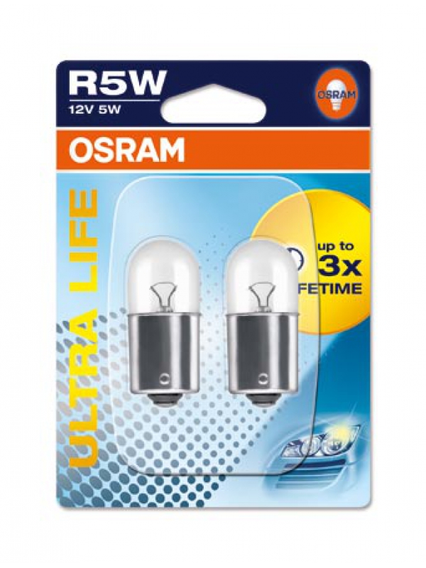 R5W 12V-5W (BA15s) (������. ���� ������) Ultra Life (������� 2��.)
