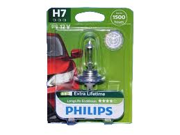 H7 12V- 55W (PX26d) (������. ���� ������) LongLife EcoVision ������� (1��.)