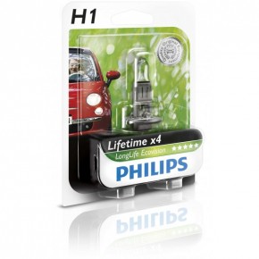 H1 12V- 55W (P14,5s) (������. ���� ������) LongLife EcoVision ������� (1��)