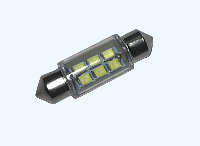 24V T11x36 S8,5 6SMD(3,5x2,8) WHITE ��������� �������