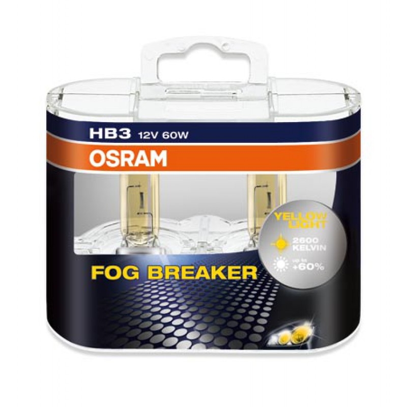HB3 12V- 60W (P20d) ( +60% ����+����� ����) Fog Breaker (2��) DuoBox