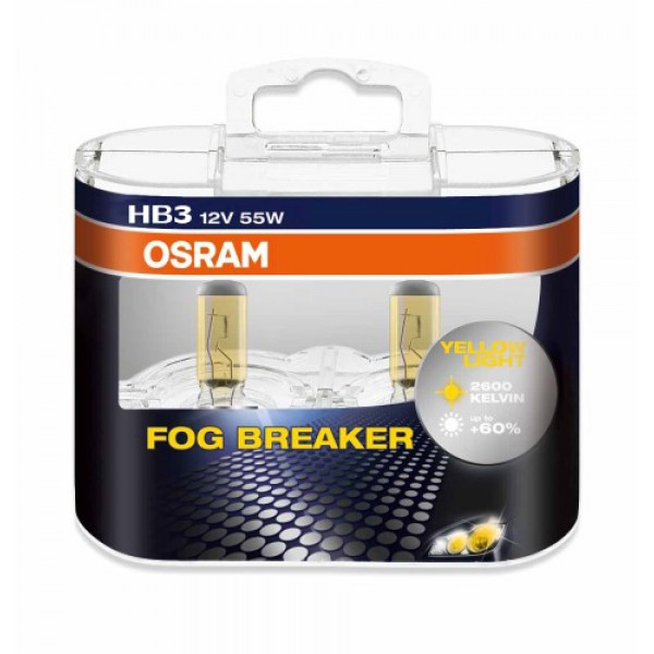 HB4 12V- 51W (P22d) ( +60% ����+����� ����) Fog Breaker (2��) DuoBox