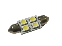 T11x36 S8,5 12V 4SMD (5,0x5,0) WHITE 