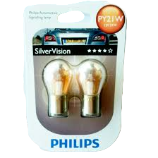 PY21W 12V-21W (BAU15s) (����������� ������) Silver Vision (2��.)