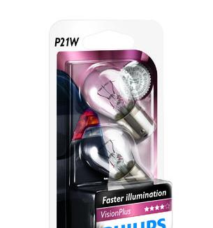 P21W 12V-21W (BA15s) (+50% �����) Vision Plus ������� (2��.)
